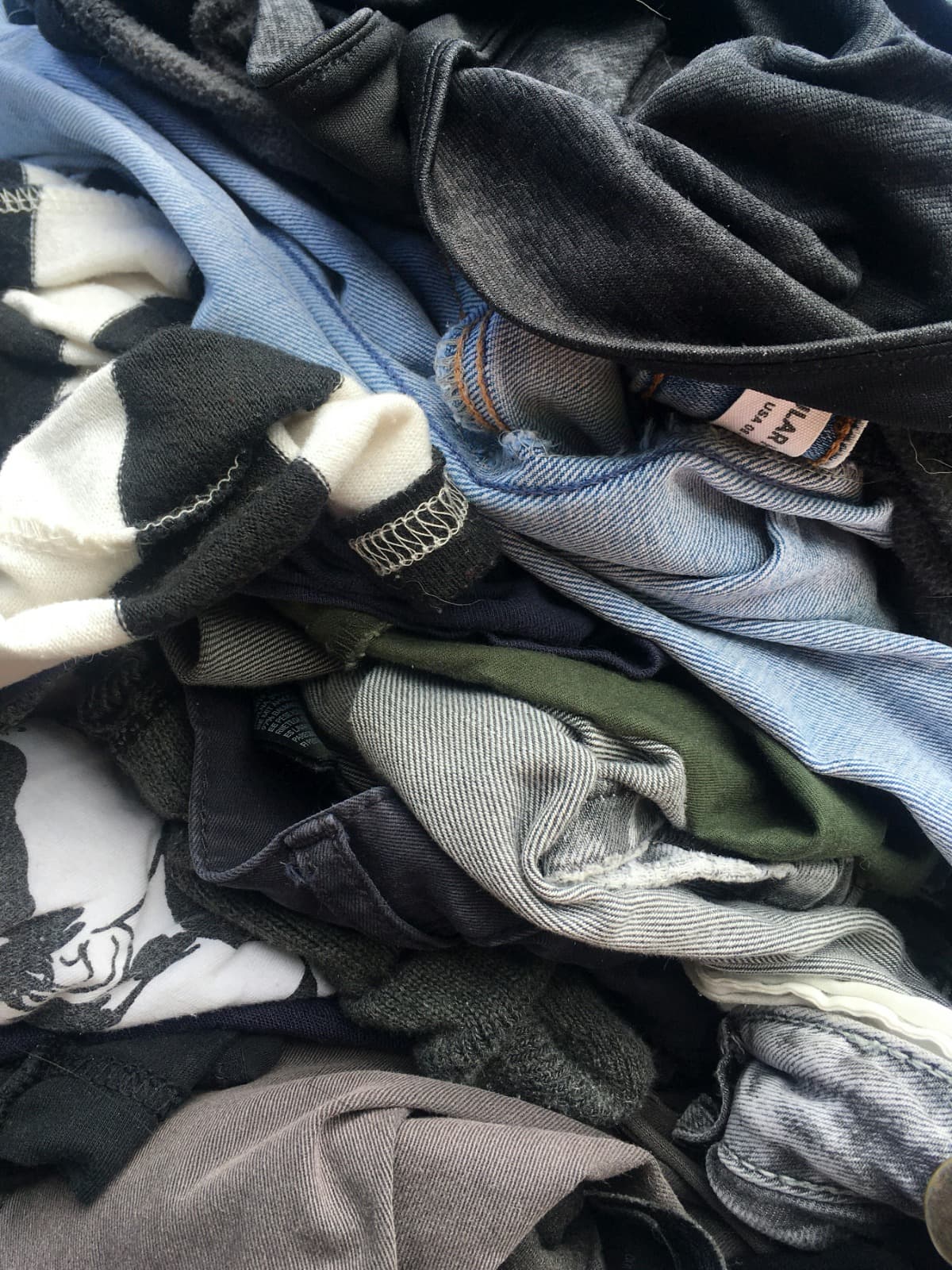 Old clothes are going to waste but no one is recycling fabric it has.. product